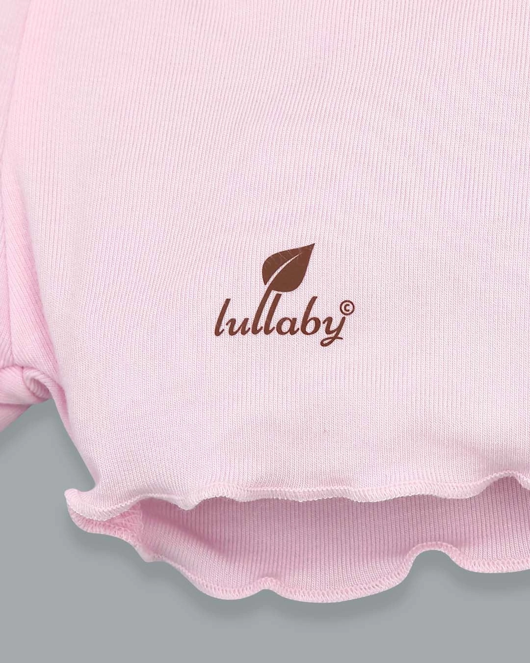 Bộ tay ngắn bé gái Lullaby NH980R màu hồng 10