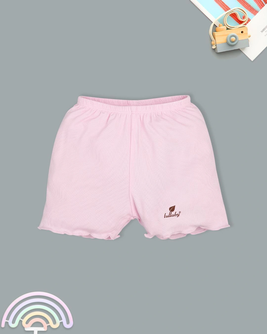 Bộ tay ngắn bé gái Lullaby NH980R màu hồng 7