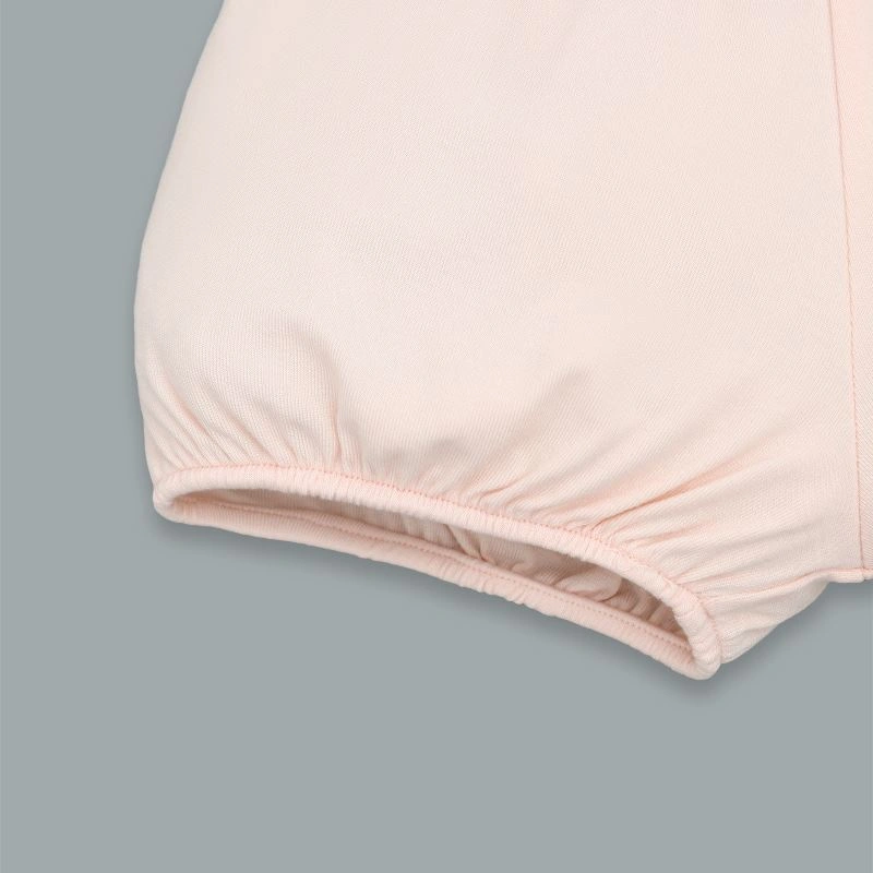 Bộ tay ngắn bé gái Lullaby NH313N màu trắng - hồng 10