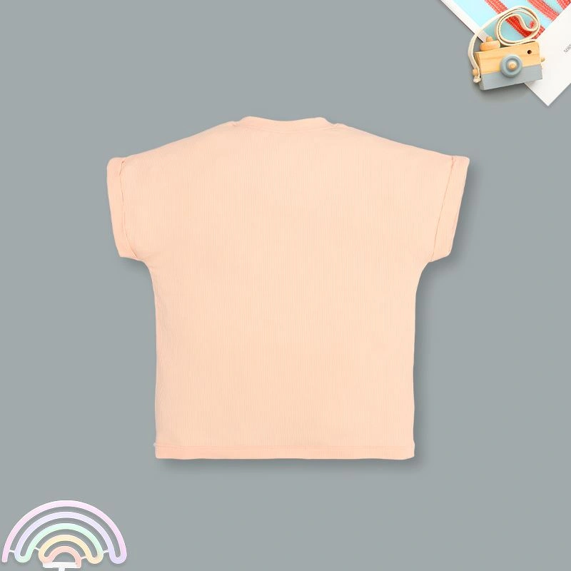 Bộ tay ngắn bé gái Lullaby NH395N màu cam 4