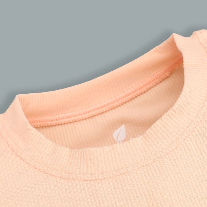 Bộ tay ngắn bé gái Lullaby NH395N màu cam 5