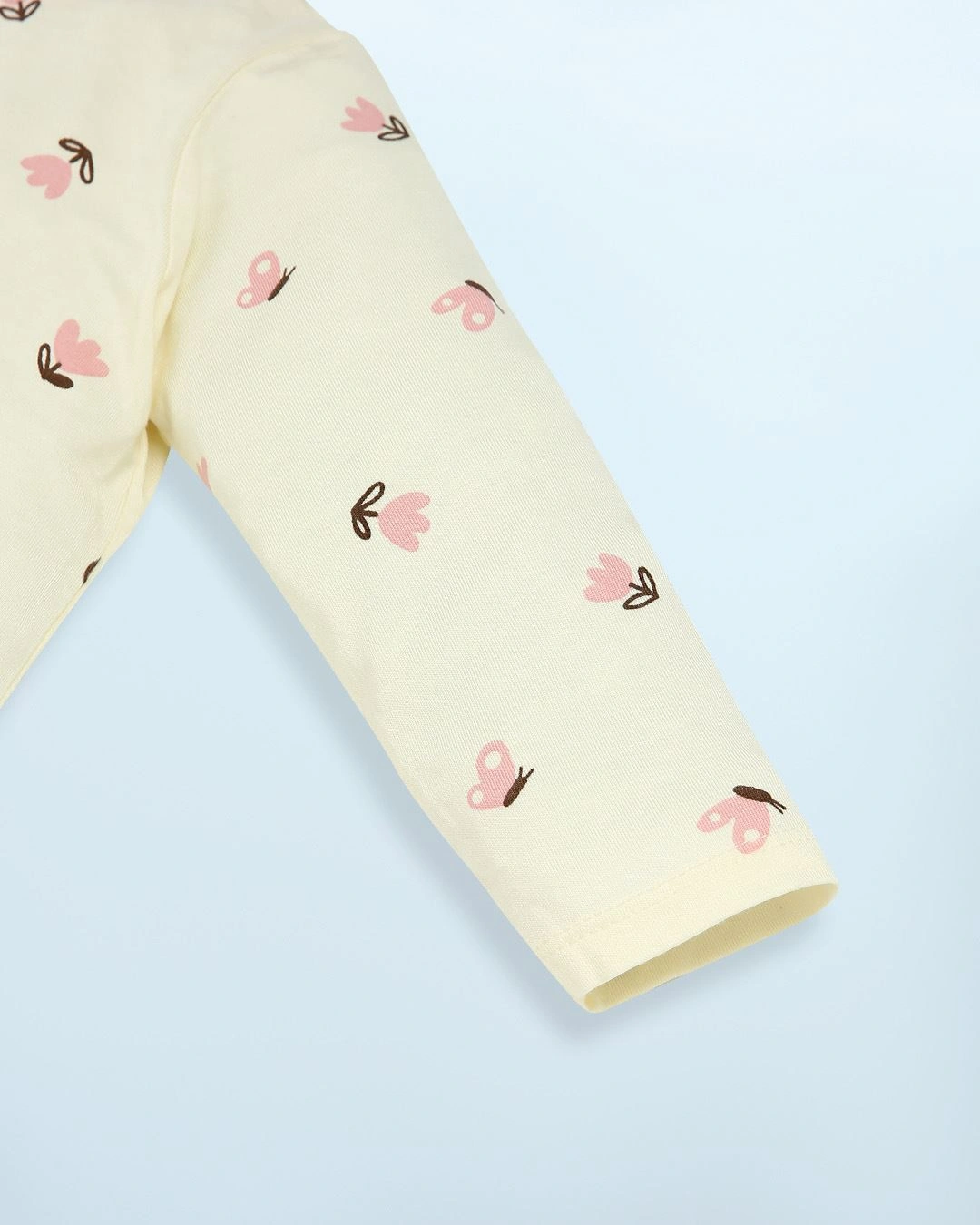 Bộ tay dài bé gái Lullaby NH999R màu hồng 5
