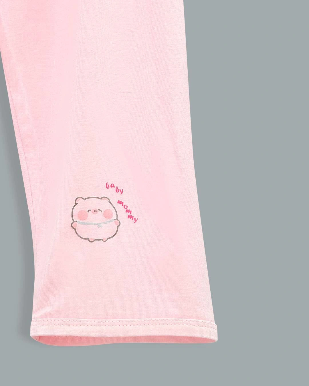 Bộ tay dài bé gái BabyMommy phối bèo màu trắng - hồng 10