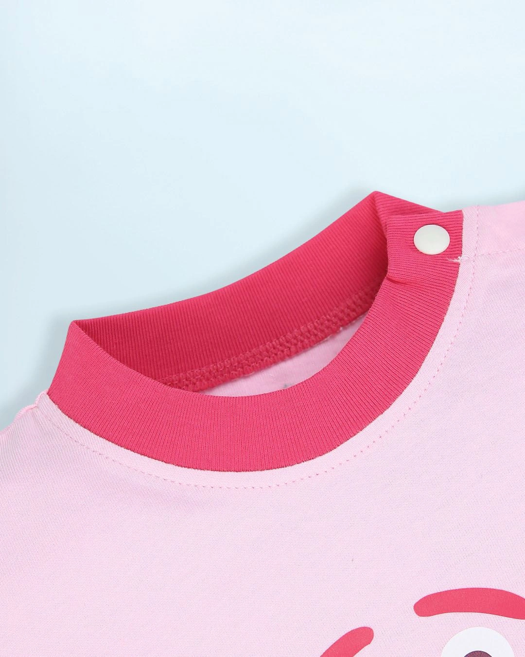 Bodysuit bé gái Pony Kids in gấu dâu màu hồng 3