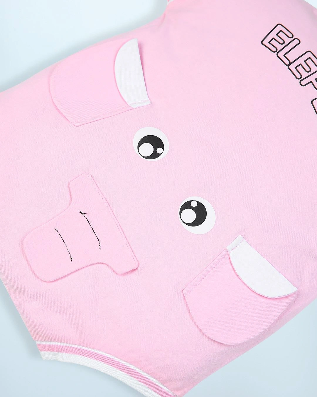 Bodysuit bé gái Pony Kids in voi màu hồng 8