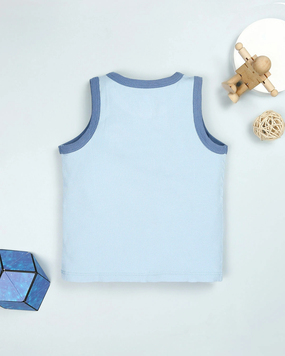 Bộ sát nách bé trai Lullaby NH952R màu xanh dương 3