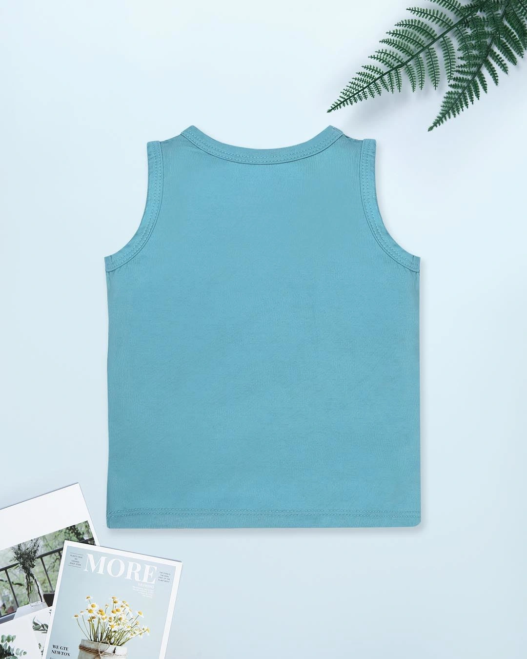 Bộ sát nách bé trai Lullaby NH984R màu nâu 12