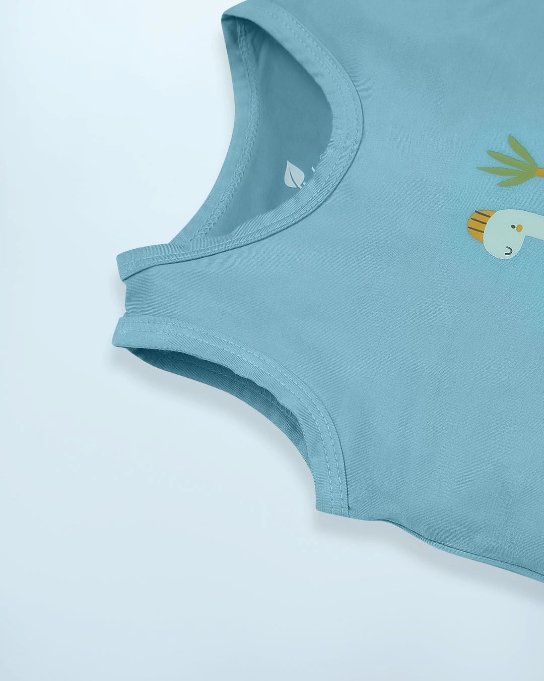 Bộ sát nách bé trai Lullaby NH984R màu nâu 13