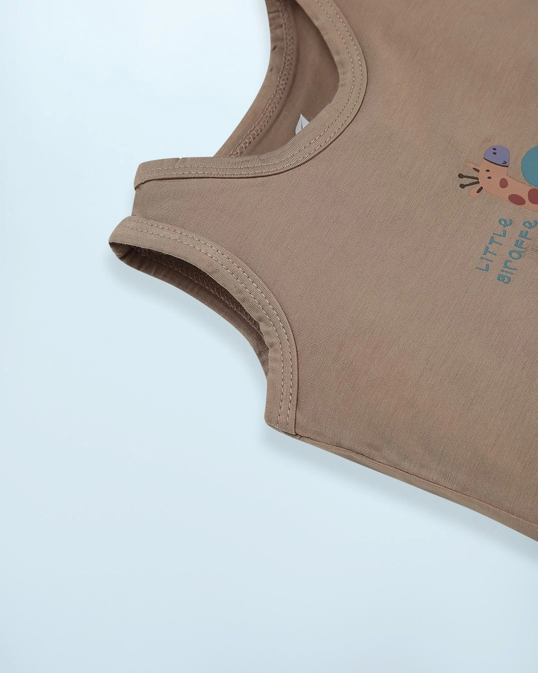 Bộ sát nách bé trai Lullaby NH984R màu nâu 4