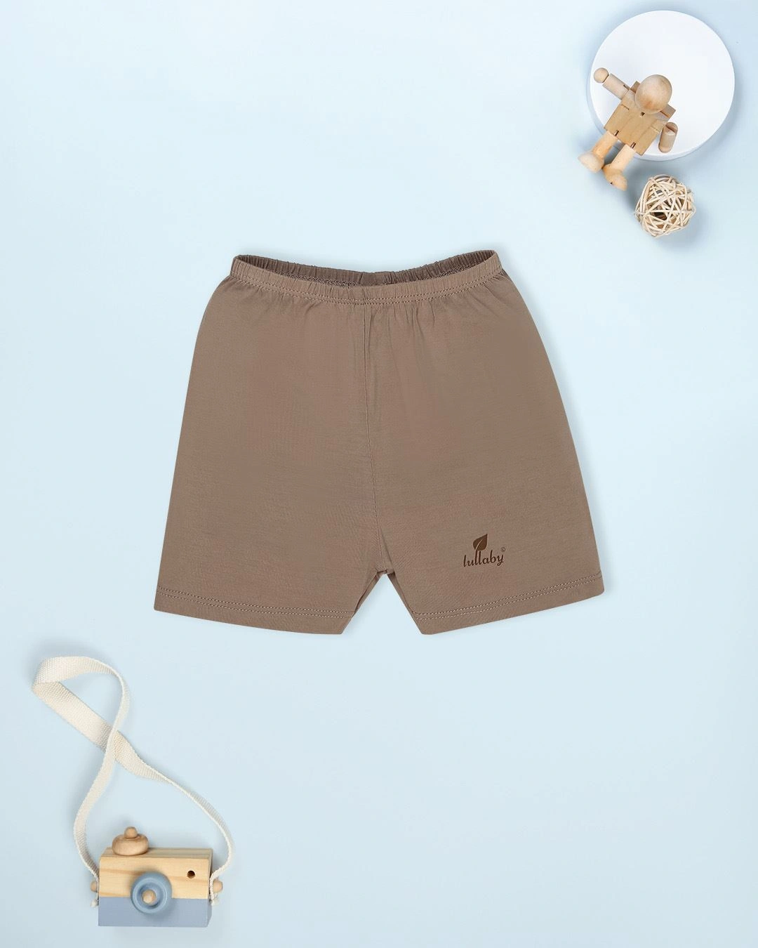 Bộ sát nách bé trai Lullaby NH984R màu nâu 6