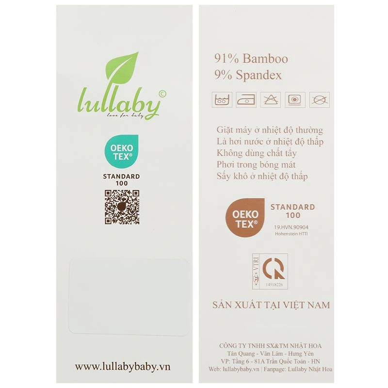 Bộ sát nách bé trai Lullaby NH396N màu xanh dương 23