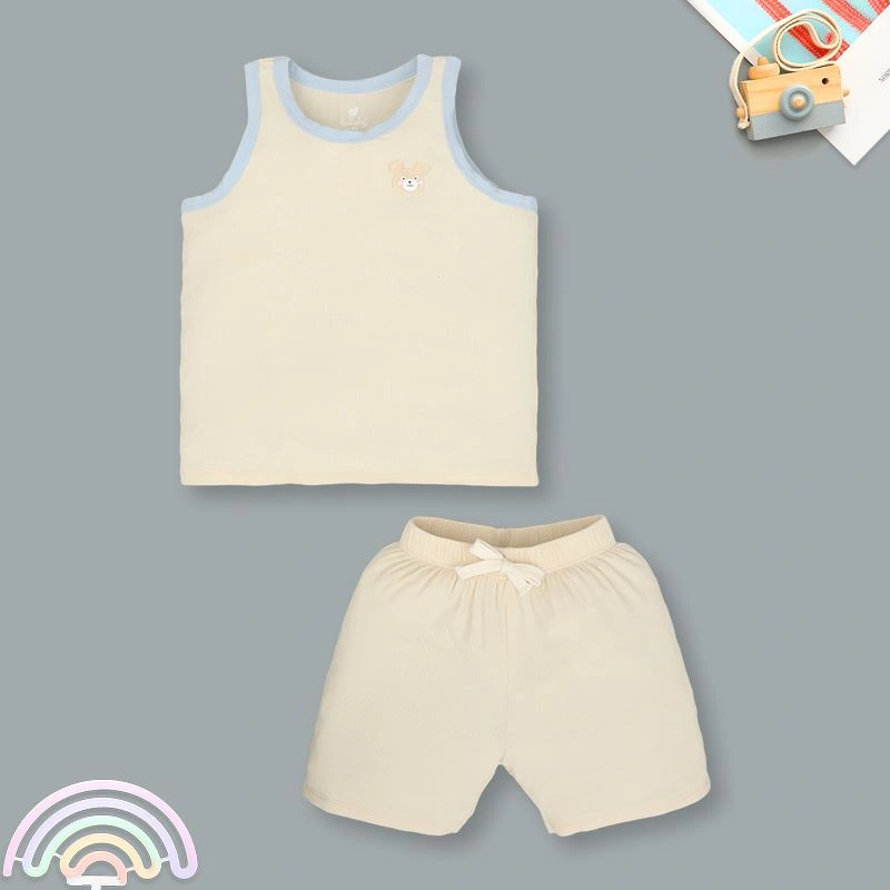 Bộ sát nách bé trai Lullaby NH396N màu xanh dương 13