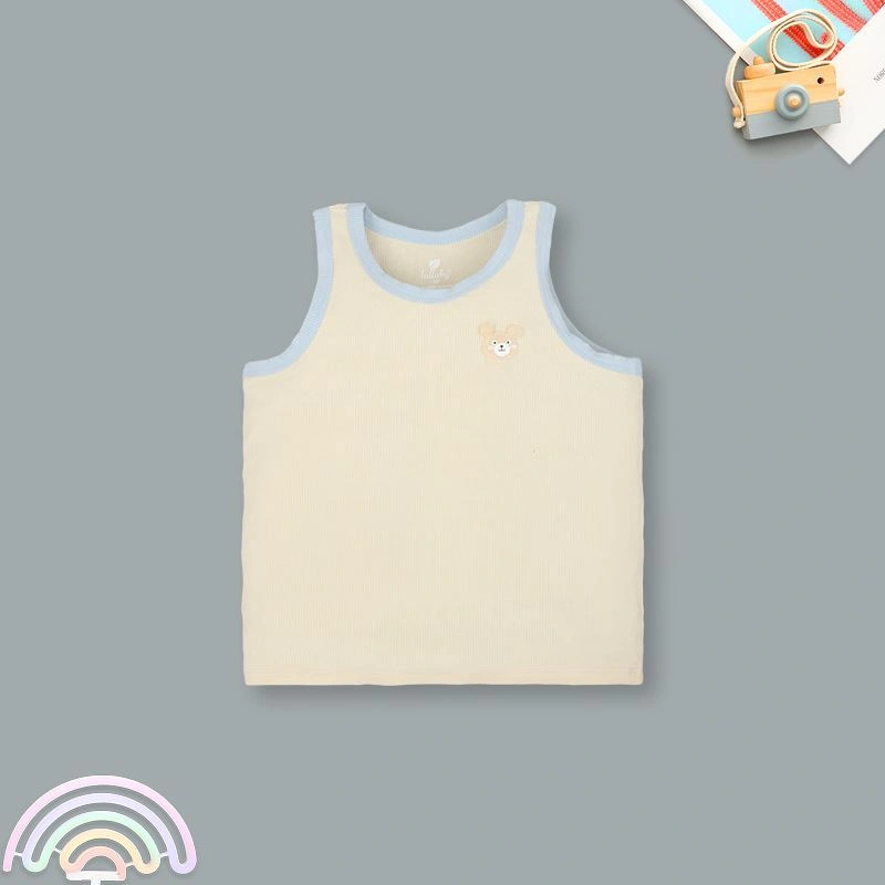 Bộ sát nách bé trai Lullaby NH396N màu xanh dương 14