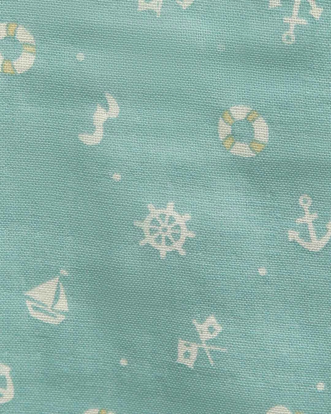 Bộ tay ngắn bé trai Lullaby NH936R màu trắng - xanh dương 21