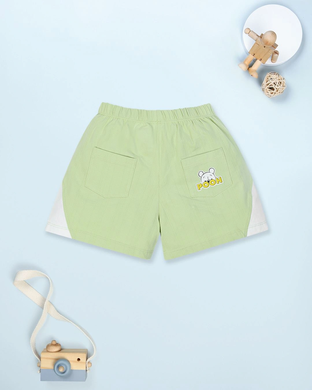 Bộ tay ngắn bé trai Pony Kids in gấu Pooh màu trắng - nâu 25