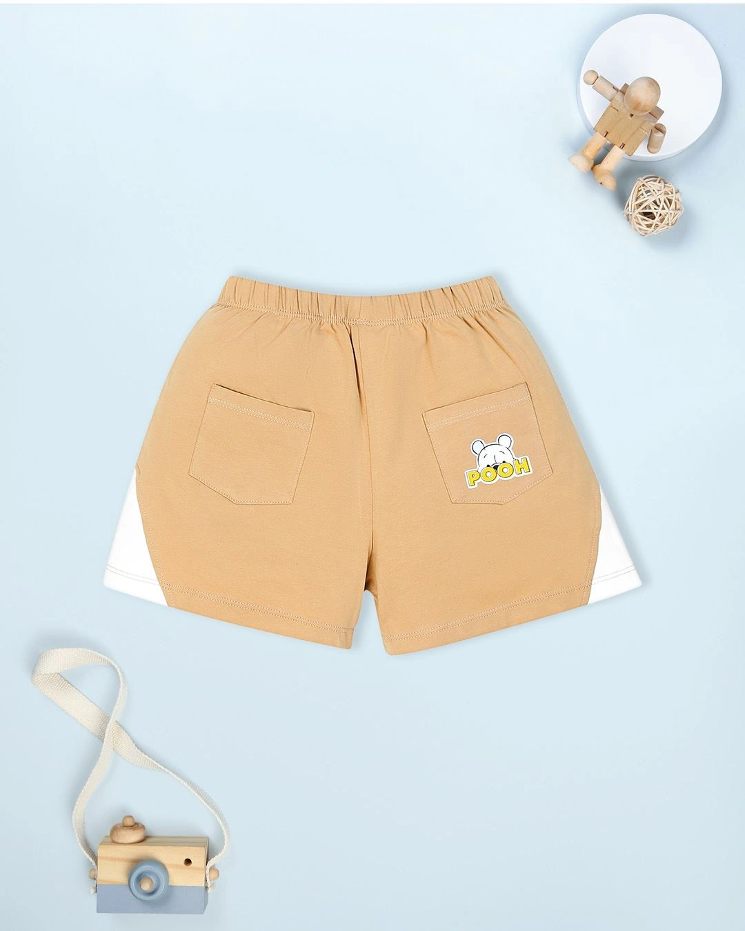 Bộ tay ngắn bé trai Pony Kids in gấu Pooh màu trắng - nâu 10