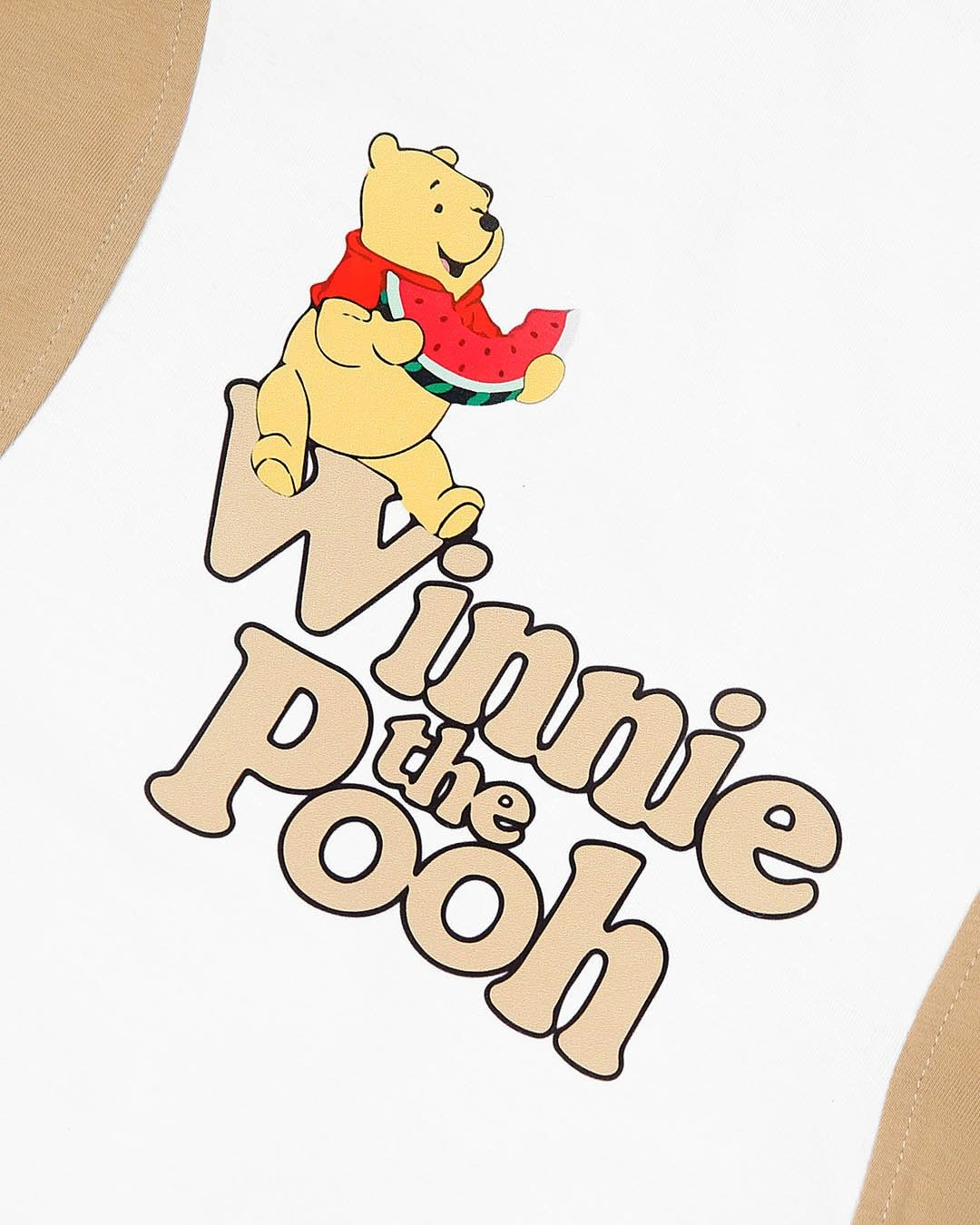 Bộ tay ngắn bé trai Pony Kids in gấu Pooh màu trắng - nâu 6