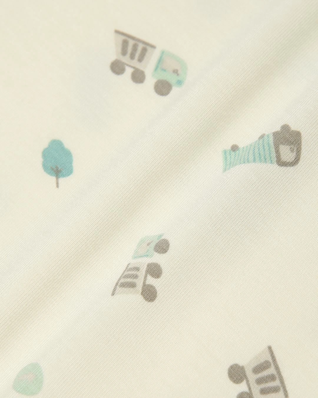 Bộ tay ngắn bé trai Lullaby NH700R màu be - xanh cổ vịt 6