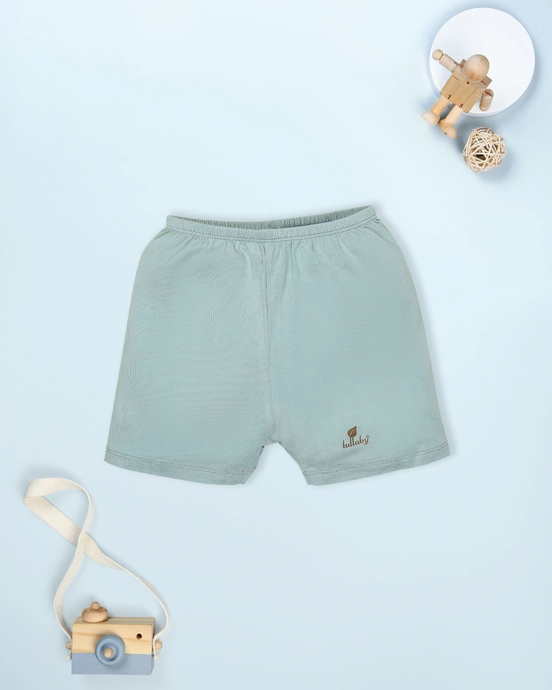 Bộ tay ngắn bé trai Lullaby NH700R màu be - xanh cổ vịt 7