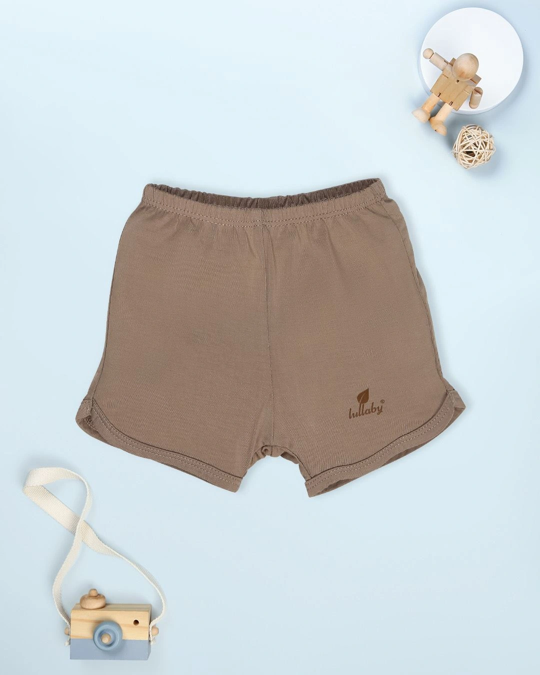 Bộ tay ngắn bé trai Lullaby NH982R màu nâu 7