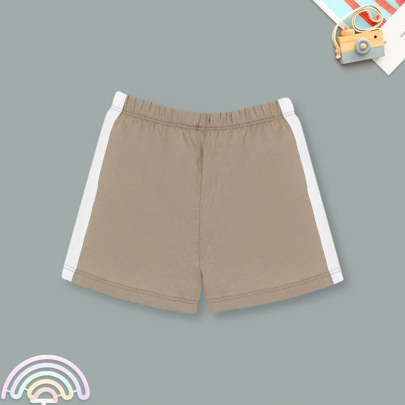 Bộ tay ngắn bé trai Lullaby NH340N màu trắng - nâu 9