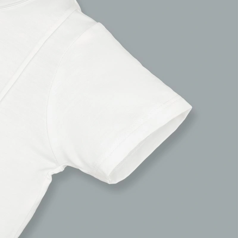 Bộ tay ngắn bé trai Lullaby NH385N màu trắng - xanh dương 19