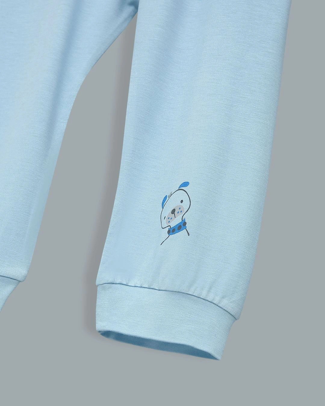 Bộ tay dài bé trai BabyMommy màu trắng - xanh dương 11