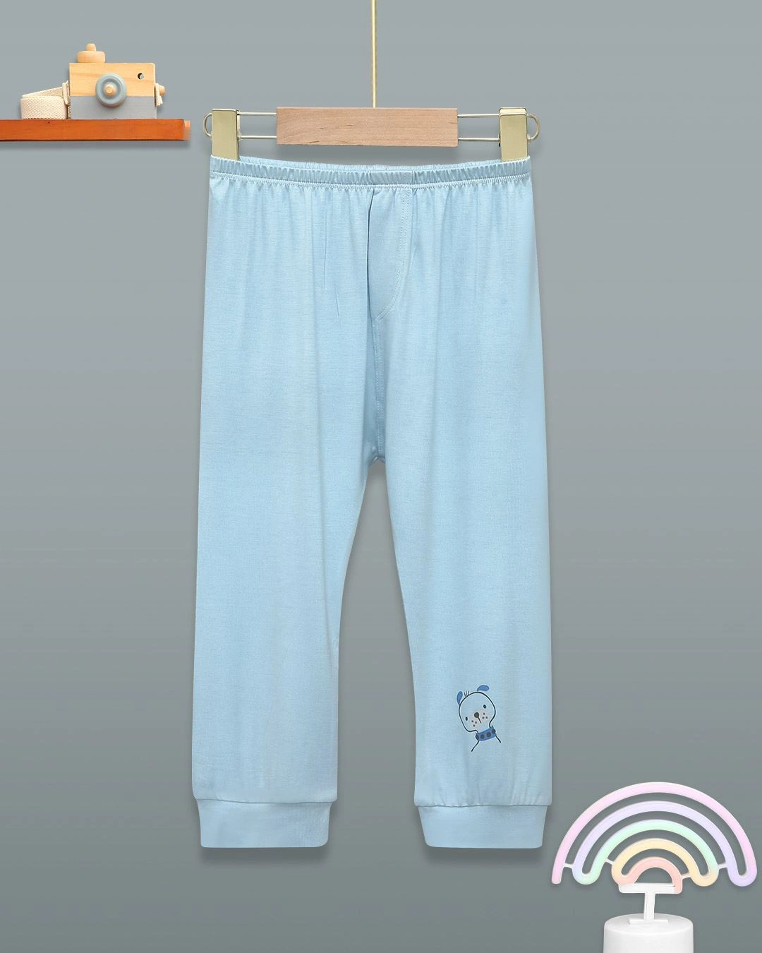 Bộ tay dài bé trai BabyMommy màu trắng - xanh dương 9