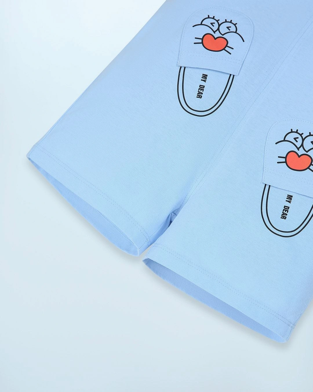 Bodysuit bé trai Pony Kids kèm áo in dép màu xanh - trắng 6