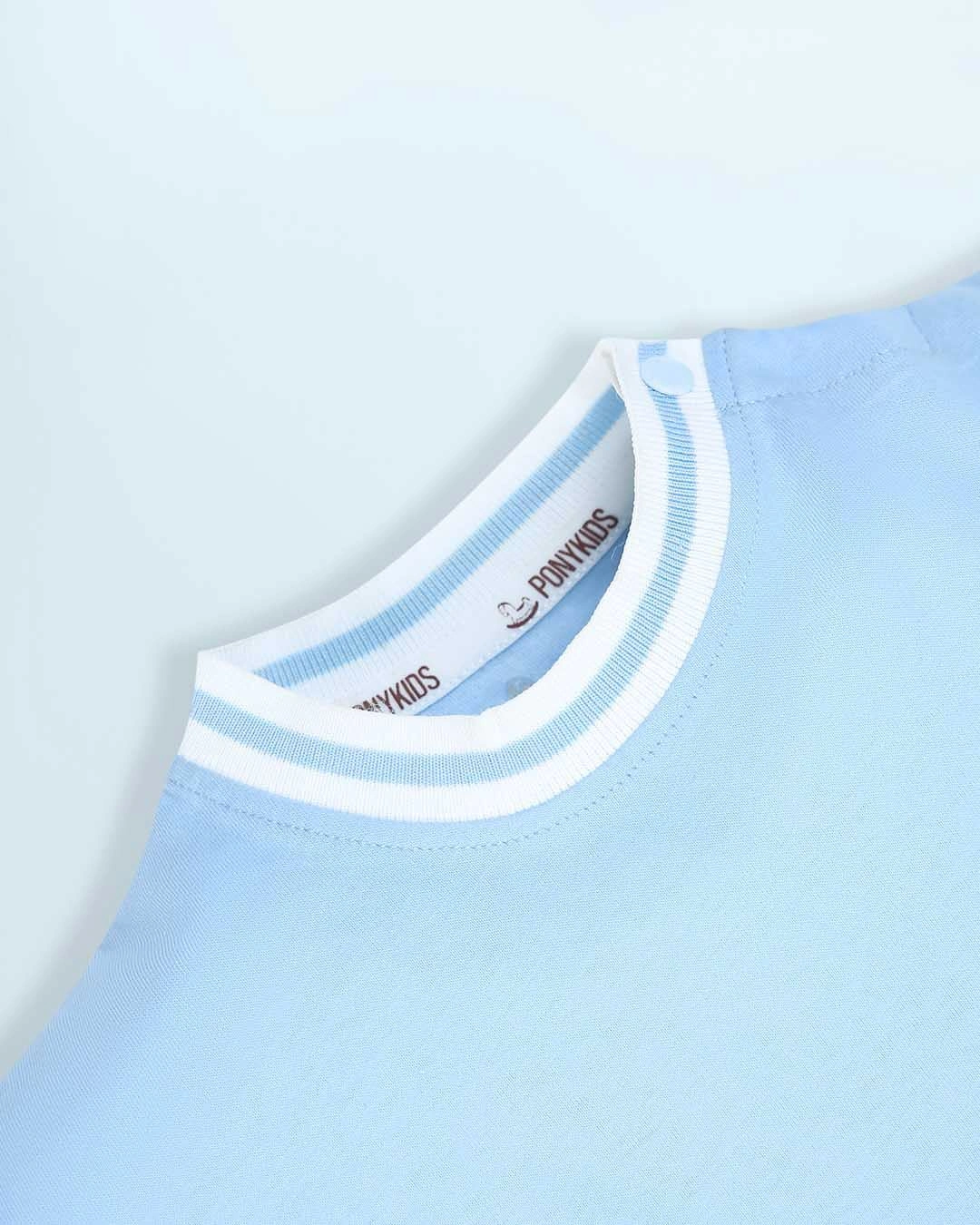 Bodysuit bé trai Pony Kids in voi màu xanh dương 3