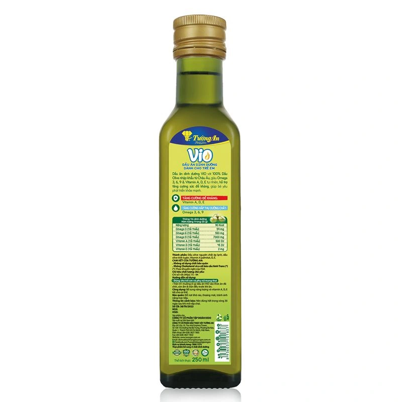 Dầu mè Tường An Vio ăn dặm cho bé chai 250 ml (từ 6 tháng) 6