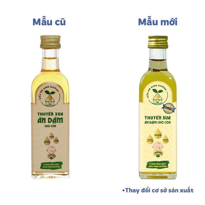 Dầu mè Thuyền Xưa ăn dặm cho bé chai 65 ml (từ 6 tháng) - Giao bao bì ngẫu nhiên 2