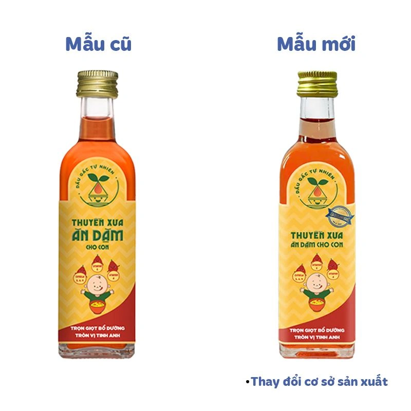 Dầu mè Thuyền Xưa ăn dặm cho bé chai 65 ml (từ 6 tháng) - Giao bao bì ngẫu nhiên 6