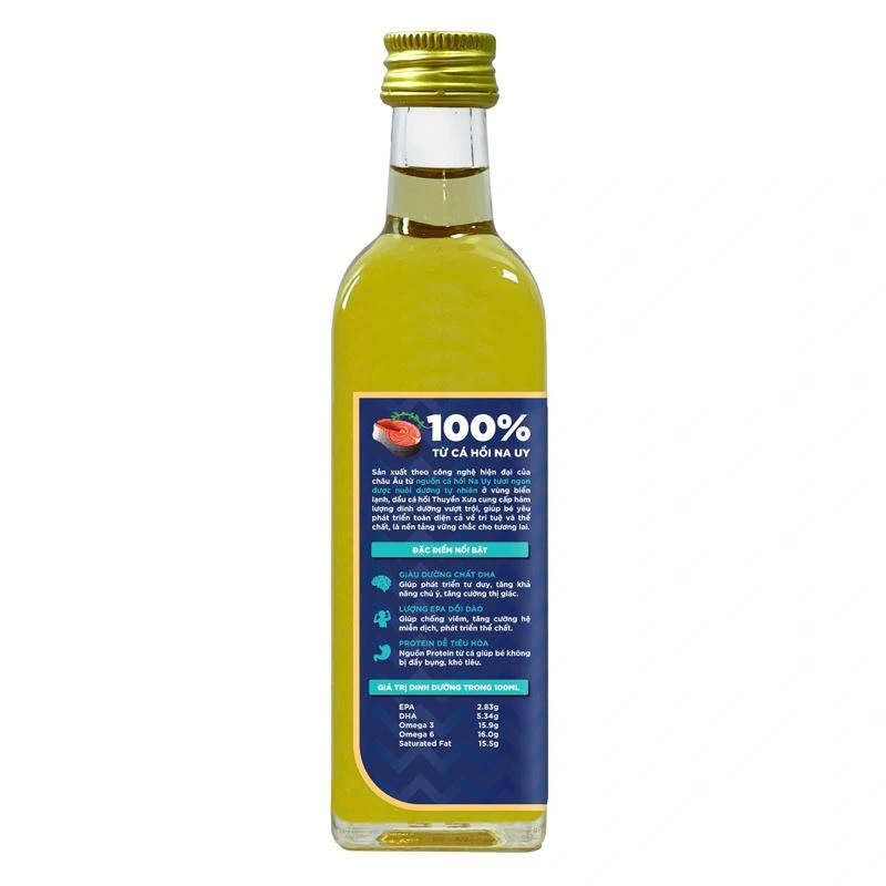 Dầu cá hồi Thuyền Xưa ăn dặm cho bé chai 65 ml (từ 6 tháng) 2
