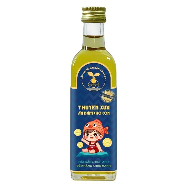 Dầu cá hồi Thuyền Xưa ăn dặm cho bé chai 65 ml
