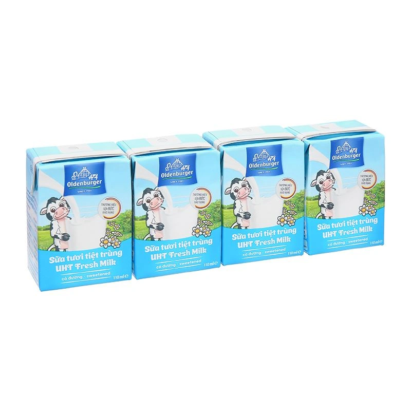 Thùng 48 hộp sữa tươi tiệt trùng Oldenburger có đường 110 ml (từ 1 tuổi) 4