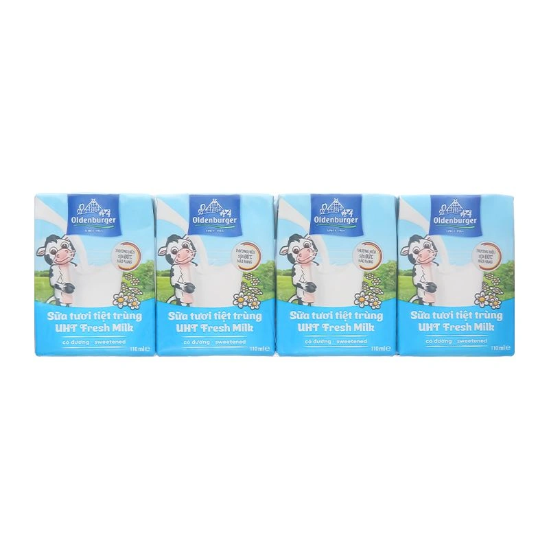Thùng 48 hộp sữa tươi tiệt trùng Oldenburger có đường 110 ml (từ 1 tuổi) 5
