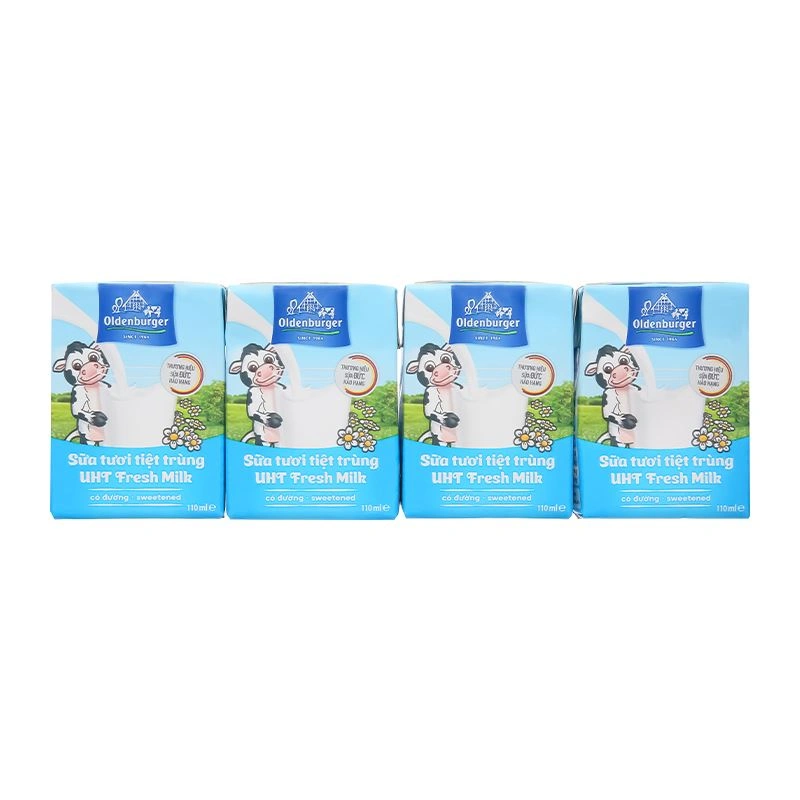 Thùng 48 hộp sữa tươi tiệt trùng Oldenburger có đường 110 ml (từ 1 tuổi) 6