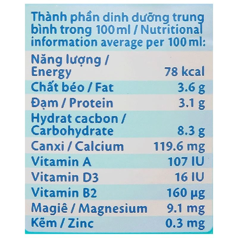 Lốc 4 hộp sữa tươi tiệt trùng Oldenburger ít đường 110 ml (từ 1 tuổi) 13