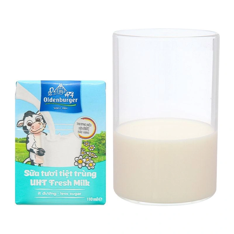 Thùng 48 hộp sữa tươi tiệt trùng Oldenburger ít đường 110 ml (từ 1 tuổi) 13