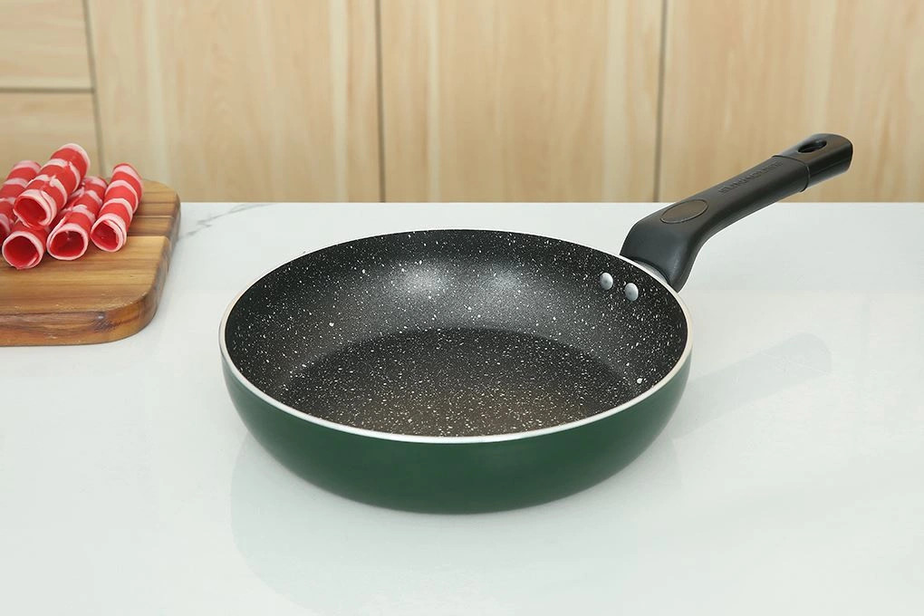 Chảo nhôm chống dính vân đá đáy từ 24 cm Sunhouse SH24G 2