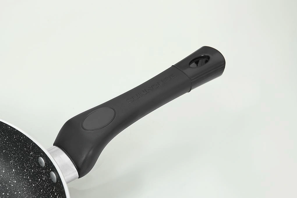 Chảo nhôm chống dính vân đá đáy từ 24 cm Sunhouse SH24G 3