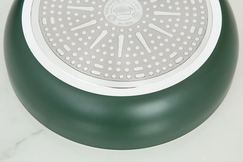 Chảo nhôm chống dính vân đá đáy từ 24 cm Sunhouse SH24G 6