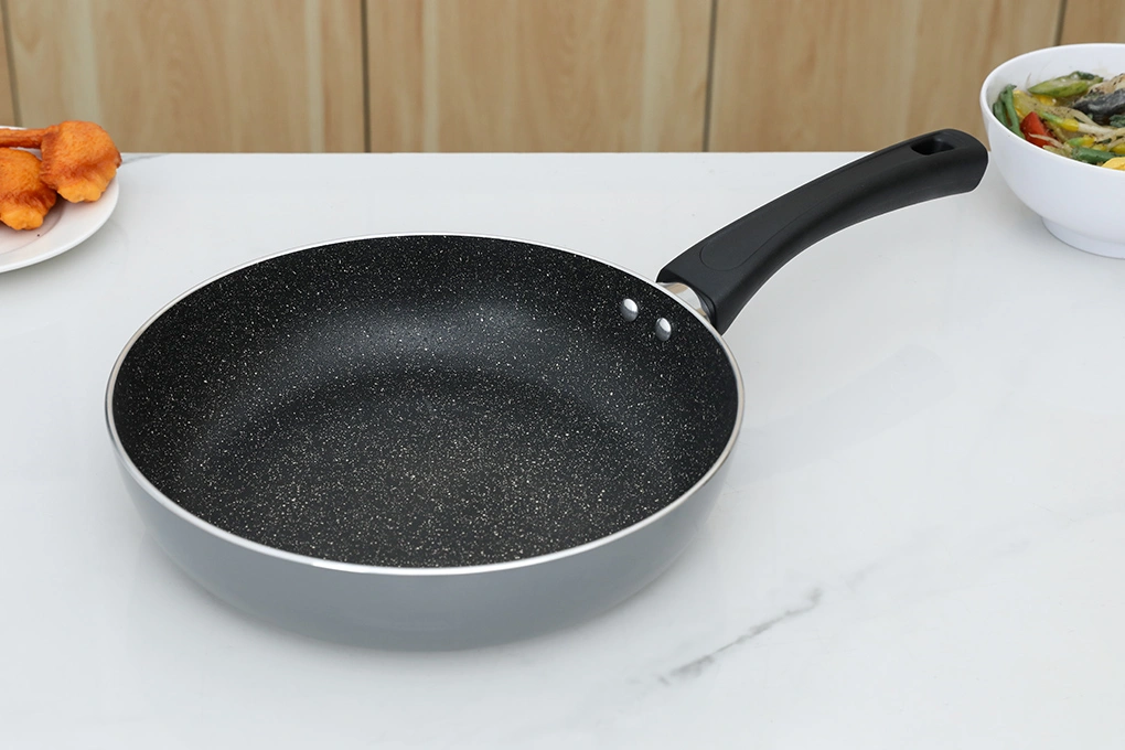 Chảo nhôm chống dính vân đá đáy từ 24 cm Elmich Colosseum Y1 EL-3719 Xám 2