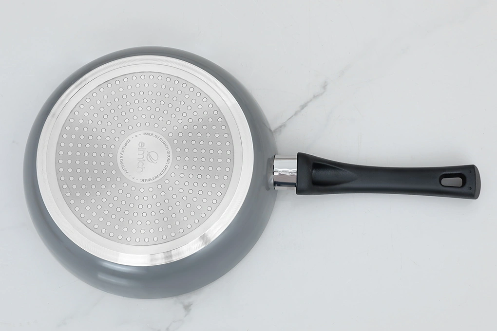 Chảo nhôm chống dính vân đá đáy từ 24 cm Elmich Colosseum Y1 EL-3719 Xám 5