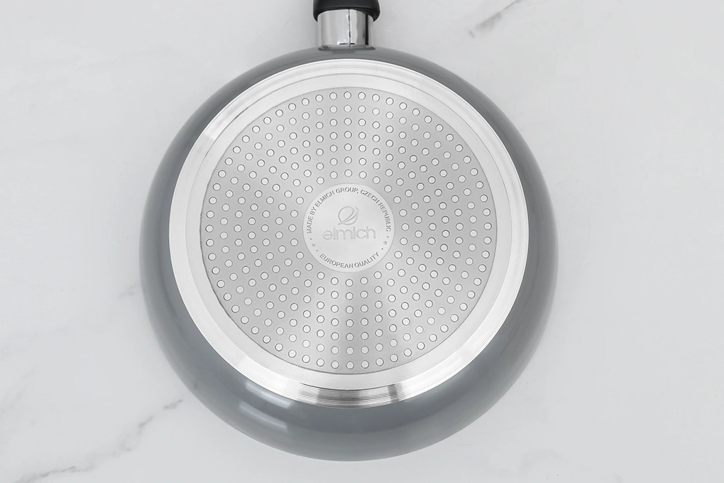 Chảo nhôm chống dính vân đá đáy từ 24 cm Elmich Colosseum Y1 EL-3719 Xám 7