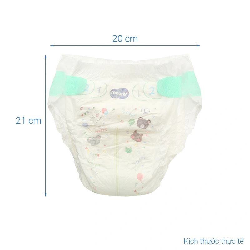 Tã dán Moony size NB 90 miếng (Dưới 5 kg) 15