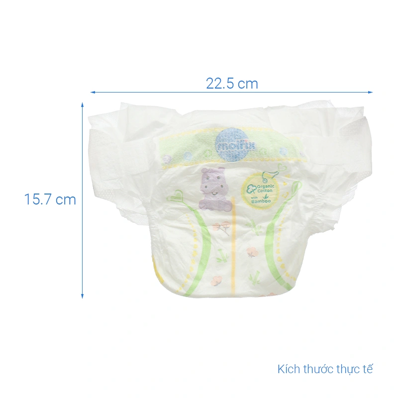 Tã dán Molfix thiên nhiên size NB 70 miếng (Dưới 5 kg) - Giao bao bì ngẫu nhiên 8