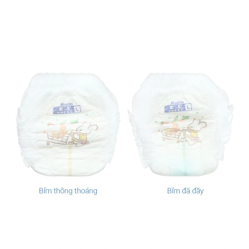 Tã quần Merries size L 54 miếng (9 - 14 kg) 12