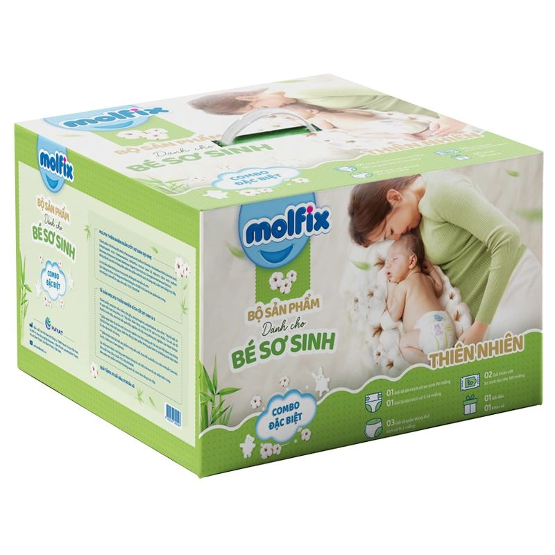 Combo sơ sinh 9 món Molfix 2